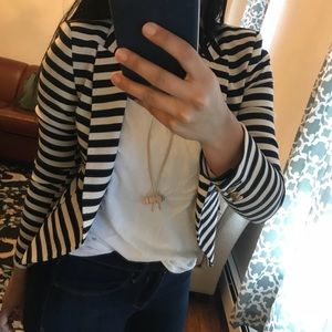 Navy & white Blazer